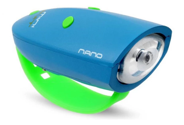 Éclairage Avant / Klaxon Hornit Nano Bleu / Vert 3 Éclairage Avant / Klaxon Hornit Nano Bleu / Vert