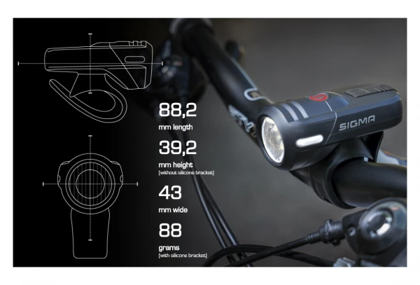 Eclairage Avant Sigma Aura 45 USB 6 Eclairage Avant Sigma Aura 45 USB – Image 4