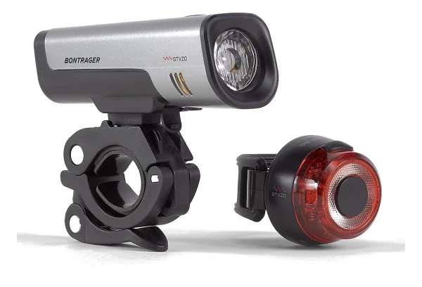 Paire D'Éclairages Bontrager Glo/Ember Comp RS Argent 3 Paire D'Éclairages Bontrager Glo/Ember Comp RS Argent