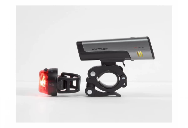 Paire D'Éclairages Bontrager Glo/Ember Comp RS Argent 5 Paire D'Éclairages Bontrager Glo/Ember Comp RS Argent – Image 3