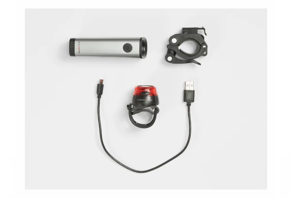 Paire D'Éclairages Bontrager Glo/Ember Comp RS Argent 6 Paire D'Éclairages Bontrager Glo/Ember Comp RS Argent – Image 4