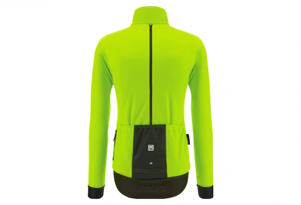 Veste Imperméable Santini Vega Multi Vert Fluo 5 Veste Imperméable Santini Vega Multi Vert Fluo – Image 3