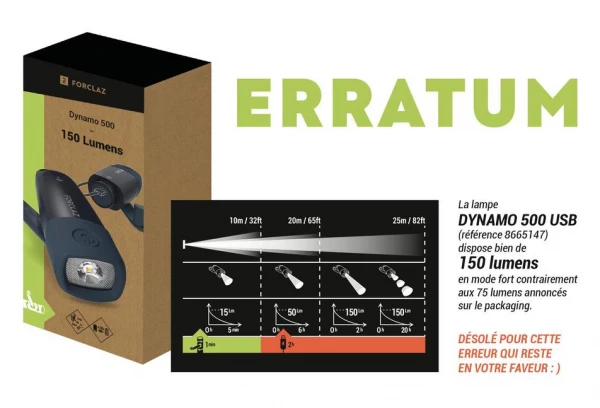 Lampe Torche Dynamo 500 Forclaz - 150 Lumens 8 Lampe Torche Dynamo 500 Forclaz - 150 Lumens – Image 8