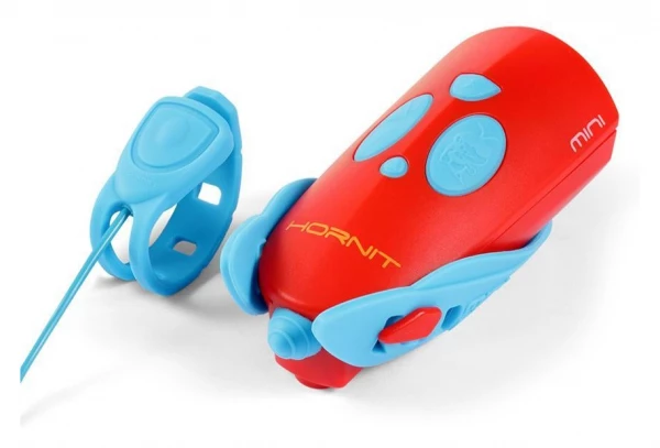 Éclairage Avant / Klaxon Hornit Mini Bleu / Rouge 4 Éclairage Avant / Klaxon Hornit Mini Bleu / Rouge – Image 2