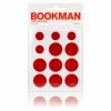 BOOKMAN Stickers Reflechissant Rouge