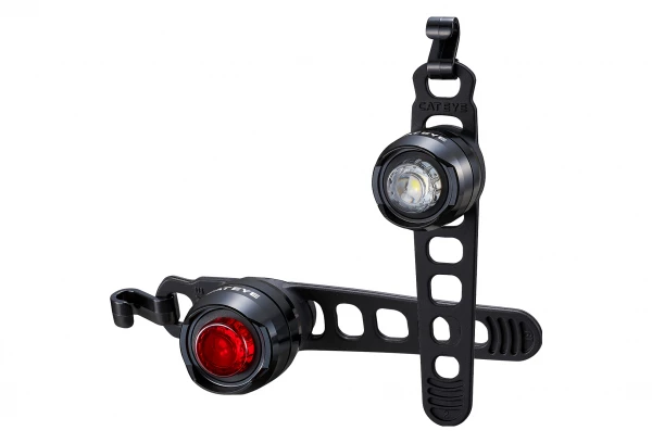 Paire D'Éclairage Cateye ORB Rechargeable Set Noir 3 Paire D'Éclairage Cateye ORB Rechargeable Set Noir