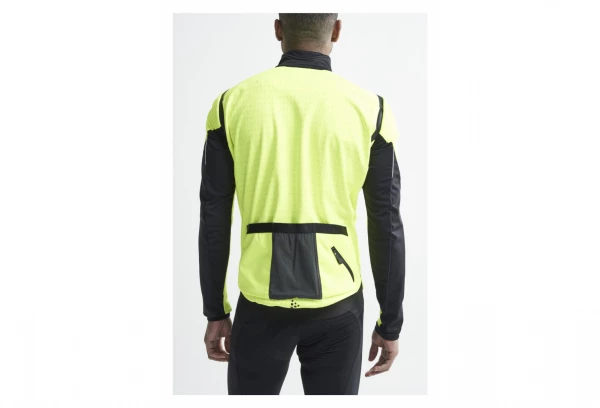 Veste Thermique Réfléchissante Route Craft Hale SubZero Jaune Fluo Noir Homme 5 Veste Thermique Réfléchissante Route Craft Hale SubZero Jaune Fluo Noir Homme – Image 3