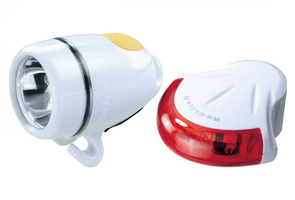 Paire D'éclairage Topeak HighLite Combo II (WhiteLite II + RedLite II) Blanc 3 Paire D'éclairage Topeak HighLite Combo II (WhiteLite II + RedLite II) Blanc