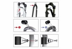 Support éclairage Pour Fourche Klickfix -Pas Cher Éclairage Vélo Magasin unnamed file 633