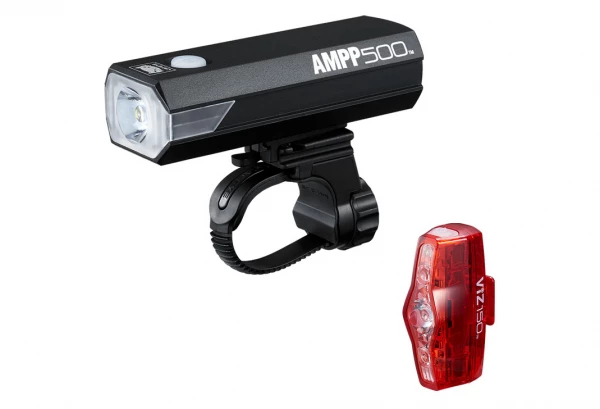 Paire D'Éclairages Cateye AMPP500 & ViZ150 Noir 3 Paire D'Éclairages Cateye AMPP500 & ViZ150 Noir