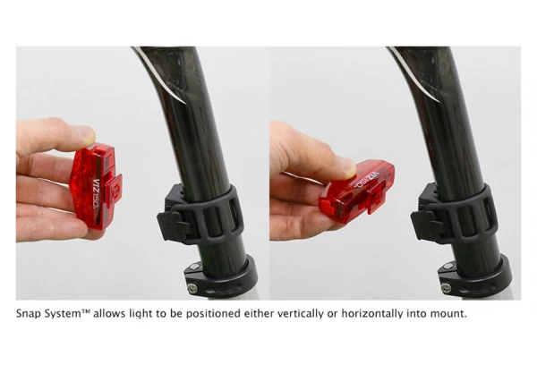 Paire D'Éclairages Cateye AMPP500 & ViZ150 Noir 6 Paire D'Éclairages Cateye AMPP500 & ViZ150 Noir – Image 4