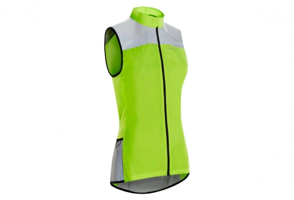 Gilet Coupe Vent Femme Triban Norme EN1150 Jaune Fluo 3 Gilet Coupe Vent Femme Triban Norme EN1150 Jaune Fluo