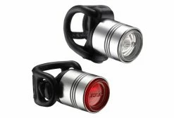 LEZYNE Lampes Avant Et Arrière LED FEMTO PAIR DRIVE Gris